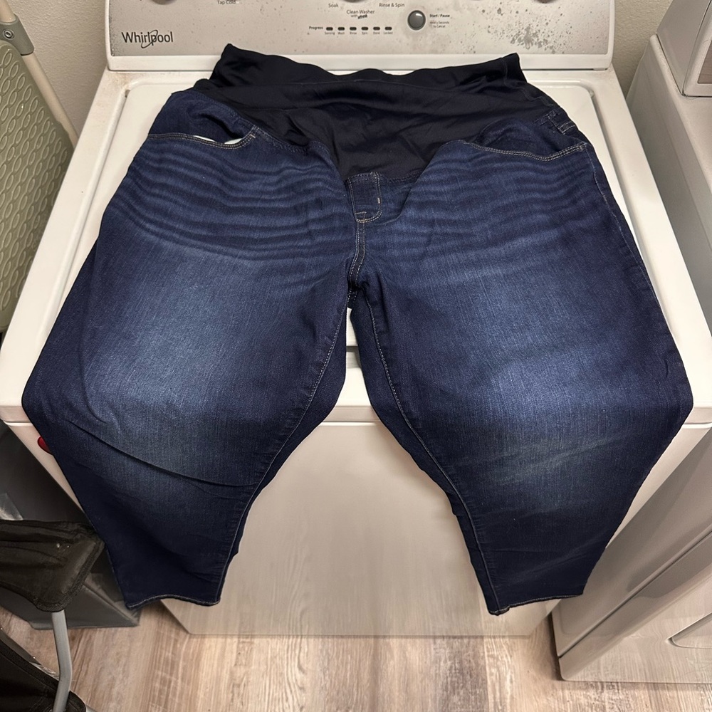 Isabel Maternity by Ingrid & Isabel Dark Blue Skinny Jeans